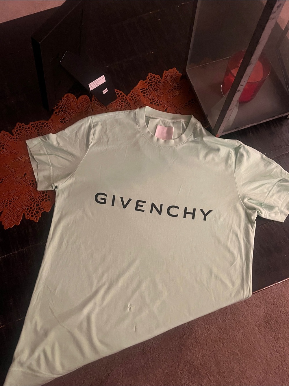 Givenchy Pale Mint Logo Tee